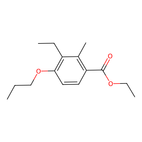o-Toluic acid, 3-ethyl-4-propoxy-, ethyl ester structure