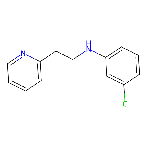 N-(3-Chlorophenyl)-2-pyridineethanamine structure