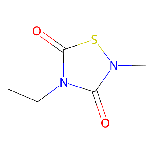 4-Ethyl-2-methyl-1,2,4-thiadiazolidine-3,5-dione structure