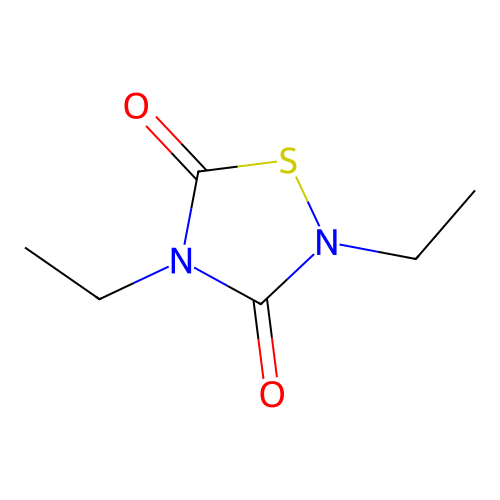 2,4-Diethyl-1,2,4-thiadiazolidine-3,5-dione structure