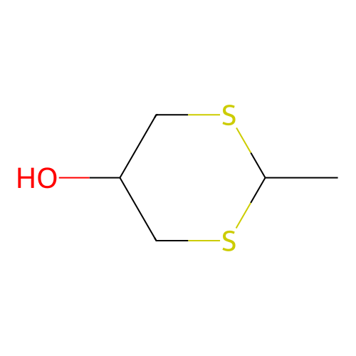 2-Methyl-1,3-dithian-5-ol structure