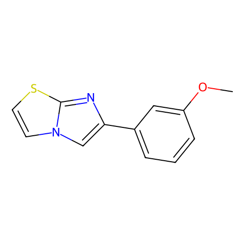 6-(3-Methoxyphenyl)imidazo[2,1-b]thiazole structure
