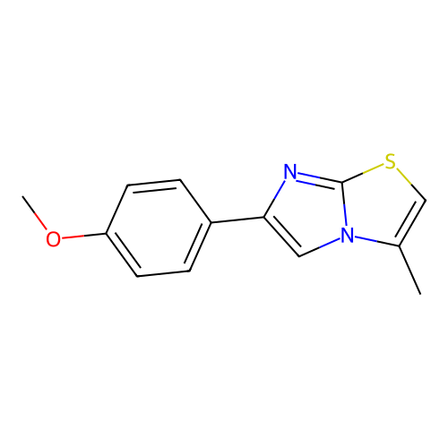 6-(4-Methoxyphenyl)-3-methylimidazo[2,1-b][1,3]thiazole structure