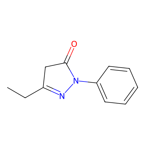 3H-Pyrazol-3-one, 5-ethyl-2,4-dihydro-2-phenyl- structure