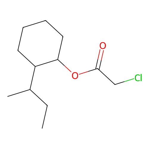 2-(Butan-2-yl)cyclohexyl chloroacetate structure