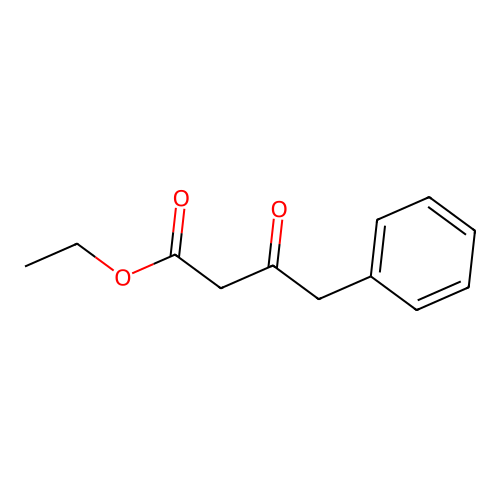Ethyl 3-oxo-4-phenylbutanoate structure