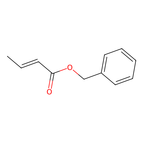 Benzyl crotonate, (E)- structure