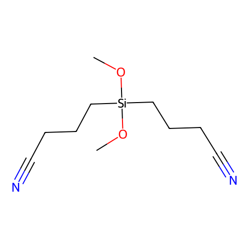 4-[3-Cyanopropyl(dimethoxy)silyl]butanenitrile structure