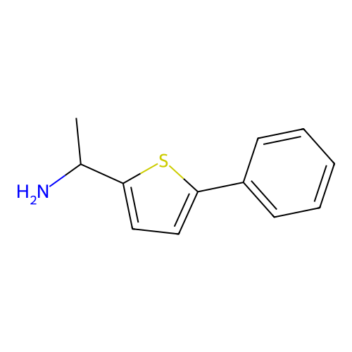 1-(5-Phenylthiophen-2-yl)ethan-1-amine structure