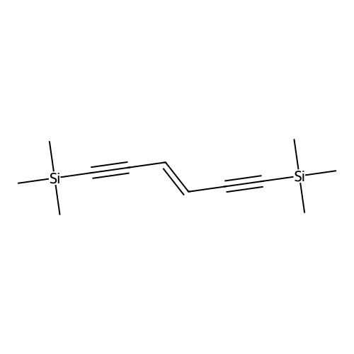 1,6-Bis(tri-methylsilyl)hex-3-ene-1,5-diyne structure