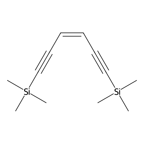 trimethyl-[(Z)-6-trimethylsilylhex-3-en-1,5-diynyl]silane structure