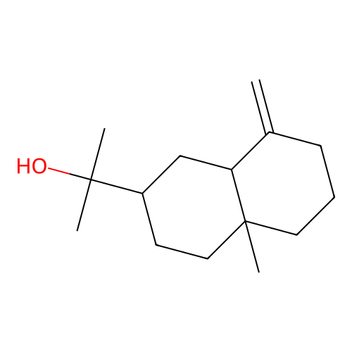 2-(4a-Methyl-8-methylidene-1,2,3,4,5,6,7,8a-octahydronaphthalen-2-yl)propan-2-ol structure