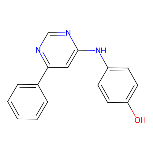 4-[(6-Phenylpyrimidin-4-yl)amino]phenol structure
