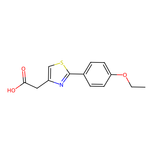 2-[2-(4-ethoxyphenyl)-1,3-thiazol-4-yl]acetic Acid structure