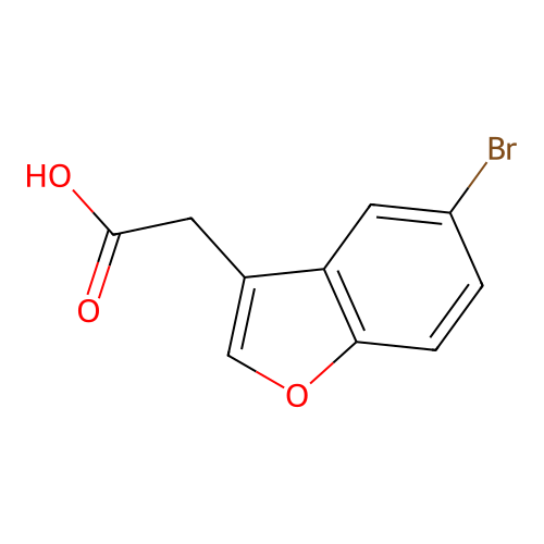 2-(5-Bromo-1-benzofuran-3-yl)acetic acid structure