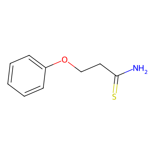 3-Phenoxypropanethioamide structure