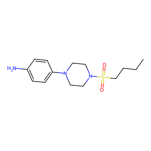 4-(4-Butylsulfonylpiperazin-1-yl)aniline structure