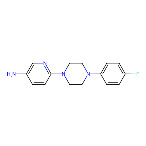 6-(4-(4-Fluorophenyl)piperazin-1-yl)pyridin-3-amine structure