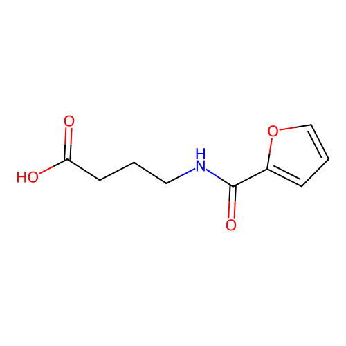 4-(2-Furoylamino)butanoic acid structure