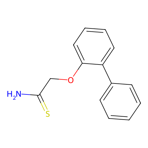 2-(2-Phenylphenoxy)ethanethioamide structure