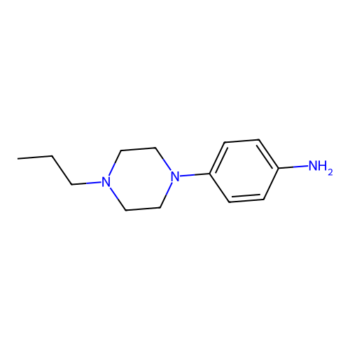 4-(4-Propylpiperazin-1-yl)aniline structure