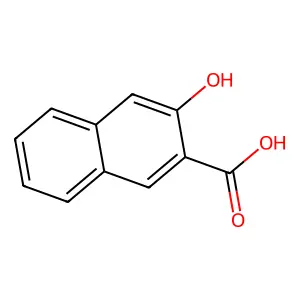 3-羟基-2-萘甲酸 structure