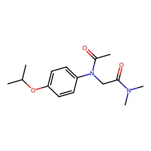 Acetanilide, N-(dimethylcarbamoylmethyl)-4'-isopropoxy- structure