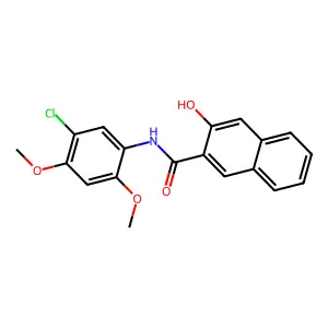 5'-Chloro-3-hydroxy-2',4'-dimethoxy-2-naphthanilide structure