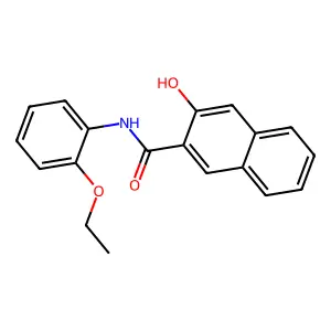 3-Hydroxy-2-naphtho-o-phenetidide structure