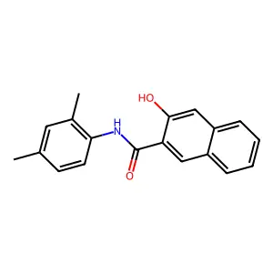 2-Naphthalenecarboxamide, N-(2,4-dimethylphenyl)-3-hydroxy- structure