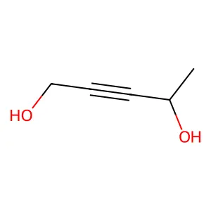 2-Pentyne-1,4-diol structure
