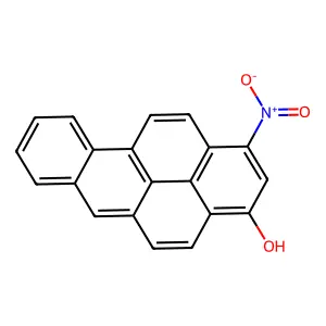 Benzo(a)pyren-3-ol, 1-nitro- structure