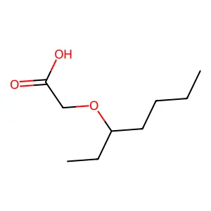 2-((1-乙基戊基)氧基)乙酸 structure