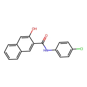 4'-Chloro-3-hydroxy-2-naphthanilide structure