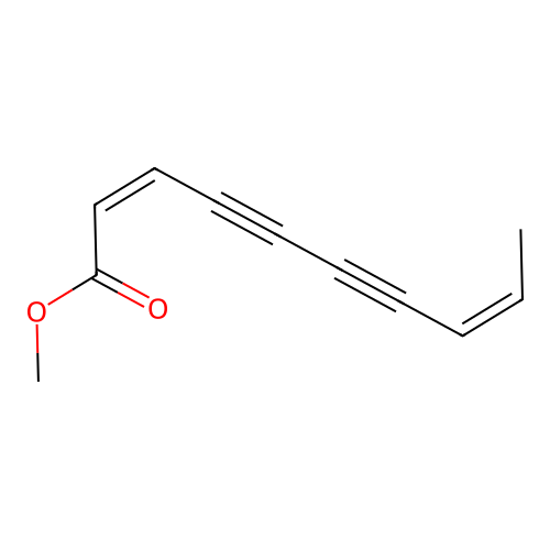 (2Z,8Z)-Matricaria Acid Methyl Ester structure