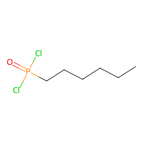 Hexylphosphonic dichloride structure