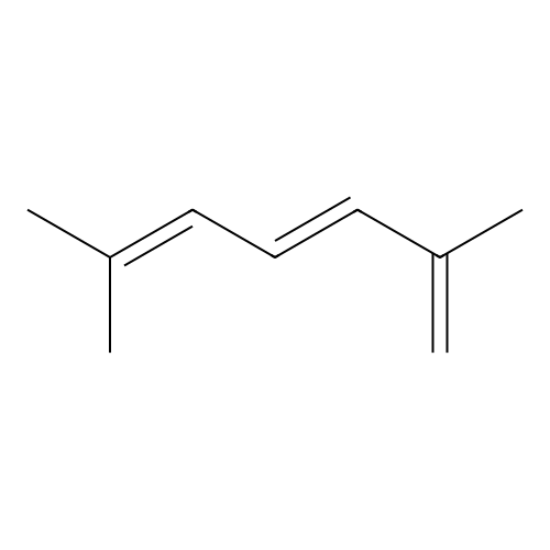 2,6-Dimethylhepta-1,3,5-triene structure