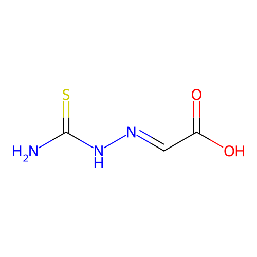 Glyoxalic acid thiosemicarbazone structure