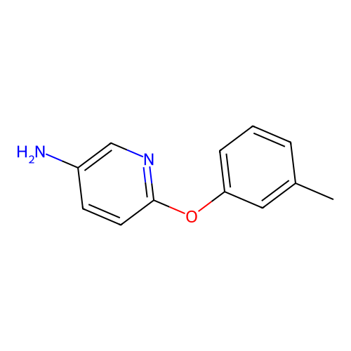 6-(3-Methylphenoxy)pyridin-3-amine structure