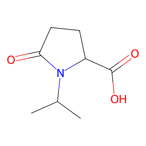 5-Oxo-1-(propan-2-yl)pyrrolidine-2-carboxylic acid structure