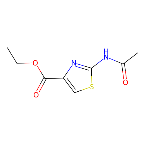 Ethyl 2-acetamido-1,3-thiazole-4-carboxylate structure