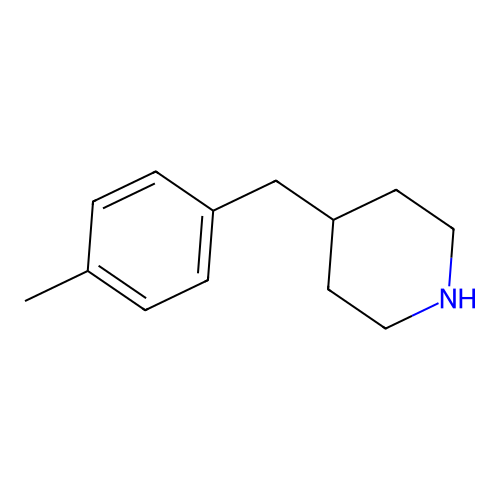 4-[(4-Methylphenyl)methyl]piperidine structure