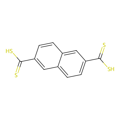 Naphthalene-2,6-dicarbodithioic acid structure