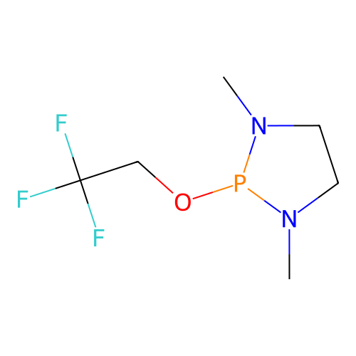 1,3-Dimethyl-2-(2,2,2-trifluoroethoxy)-1,3,2-diazaphospholidine structure