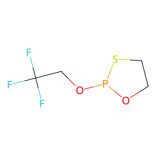 2-(2,2,2-Trifluoroethoxy)-1,3,2-oxathiaphospholane structure