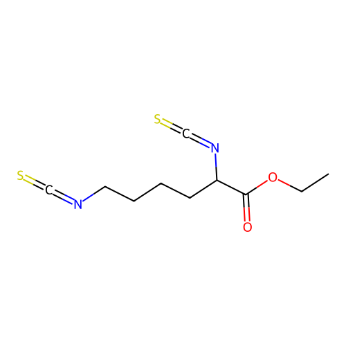 2,6-二异硫氰酸基己酸乙酯 structure