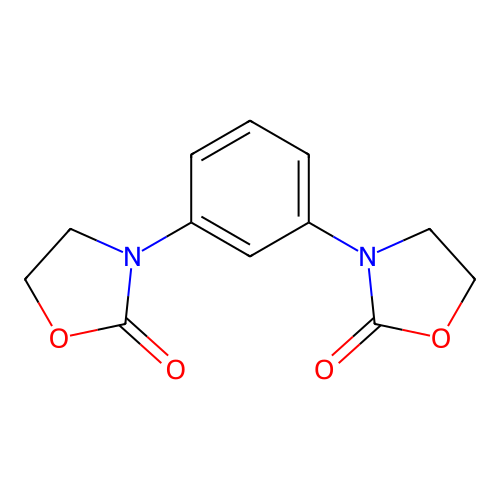 3,3'-m-Phenylenebis(2-oxo-1,3-oxazolidine) structure