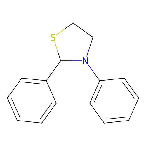 2,3-Diphenyl-1,3-thiazolidine structure