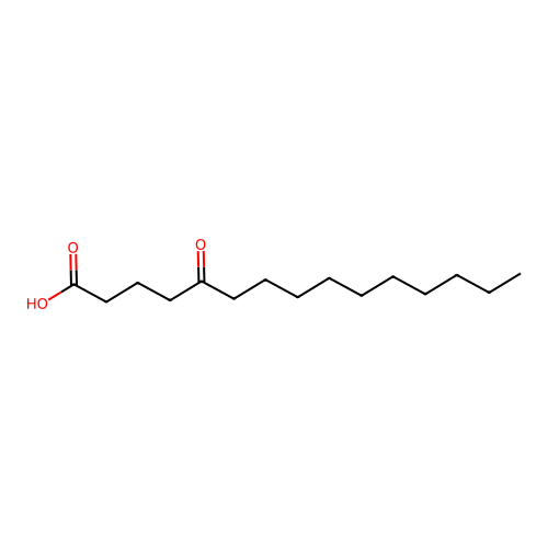 5-oxopentadecanoic Acid structure