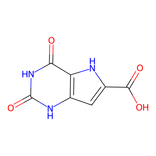 2,4-Dioxo-2,3,4,5-tetrahydro-1h-pyrrolo[3,2-d]pyrimidine-6-carboxylic acid structure